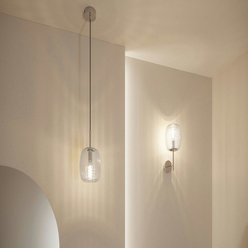 Suspension Salle de Bain Ruya 20W MAX E14 Verre, Chrome PAU_71143 71143 Suspension Salle de Bain Ruya 20W MAX E14 Verre, Chrome Paulmann 71143