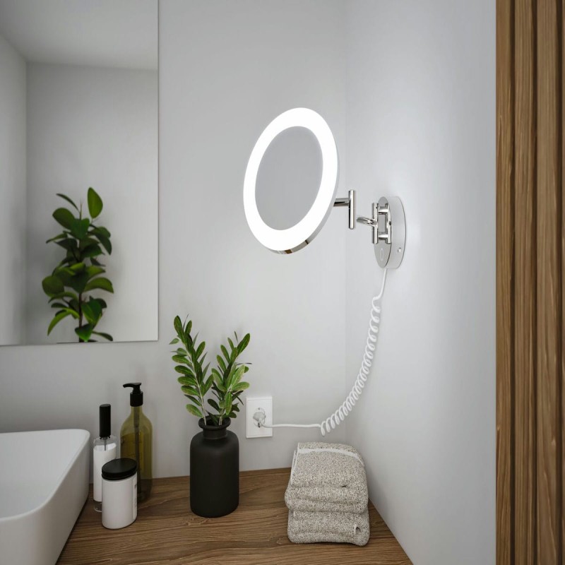 Miroir Salle de Bain Masua 4W Chrome H21,3 PAU_71148 71148 Miroir Salle de Bain Masua 4W Chrome H21,3 Paulmann 71148