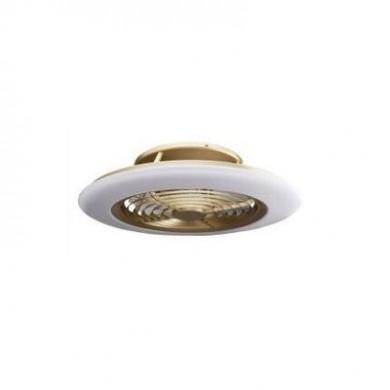 Ventilateur Plafond sans pale apparente Design Alisio Doré 63cm MAN_6707 6707 Ventilateur Plafond sans pale apparente Design Alisio Doré 63cm MANTRA 6707
