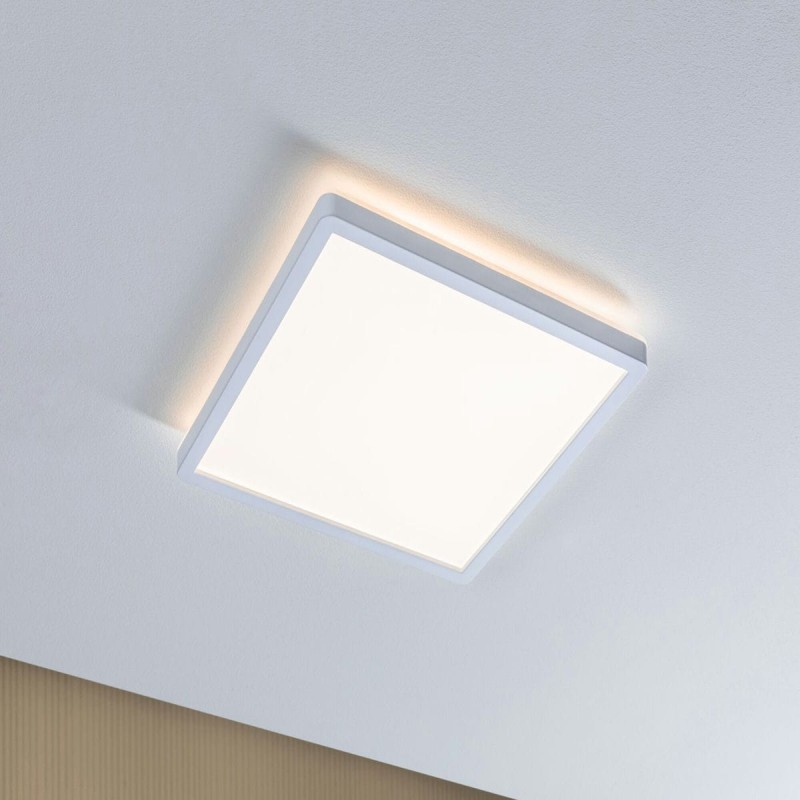 Plafonnier Salle de Bain Atria Shine 16W Blanc Carré 3000K Paulmann 71155