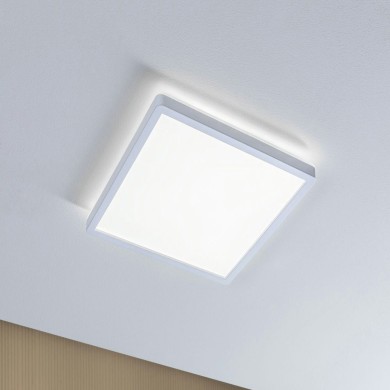 Plafonnier Salle de Bain Atria Shine 16W Blanc Carré 4000K Paulmann 71159