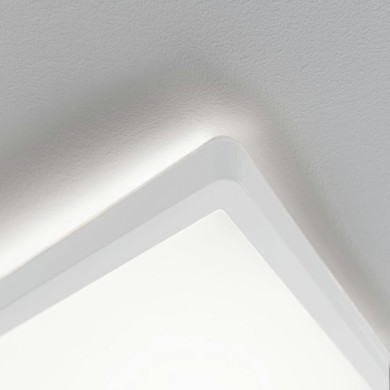 Plafonnier Salle de Bain Atria Shine 16W Blanc Carré 4000K Paulmann 71159