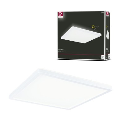 Plafonnier Salle de Bain Atria Shine 16W Blanc Carré 4000K Paulmann 71159