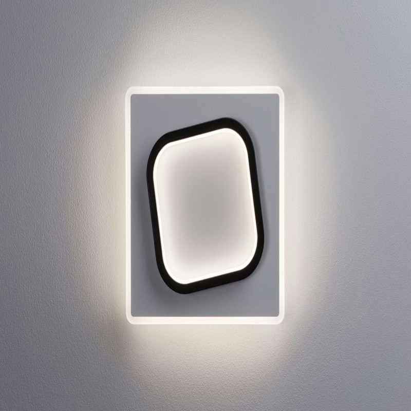 Applique 2Form 13 & 9W Blanc, Noir PAU_71164 71164 Applique 2Form 13 & 9W Blanc, Noir Paulmann 71164