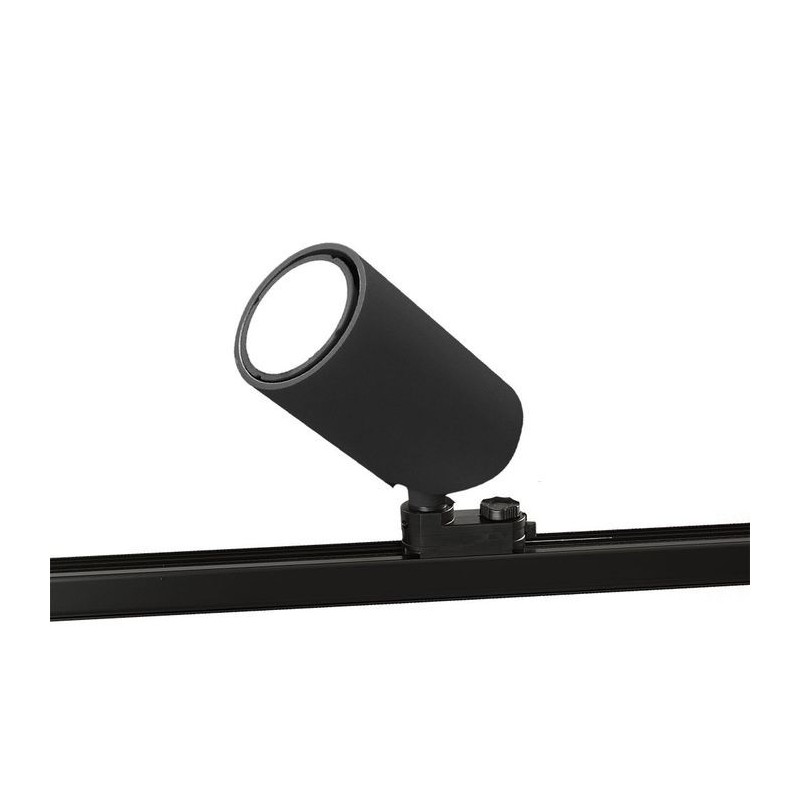 Projecteur sur rail SAL BLACK Noir 1x10W Max H15,6 MANTRA 6718