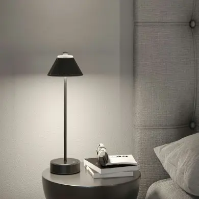 Luminaire à poser mobile Pellini White Switch 2W Noir, Noir mat Paulmann 71173