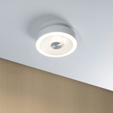 Plafonnier Salle de Bain Volea 3,5 & 13W Blanc, Argent Paulmann 71177