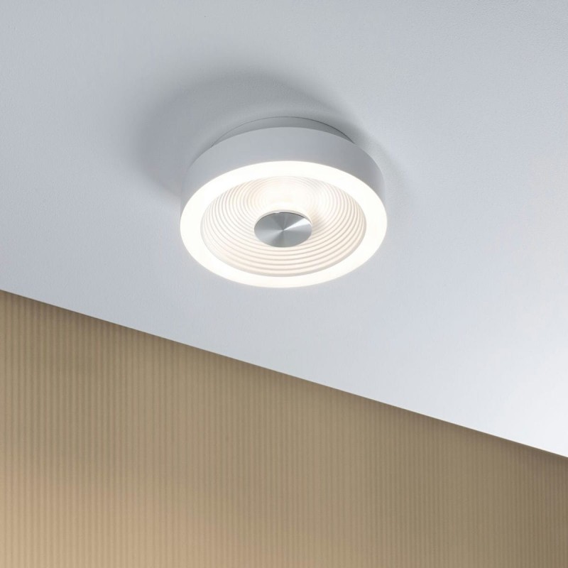 Plafonnier Salle de Bain Volea 3,5 & 13W Blanc, Argent Paulmann 71177