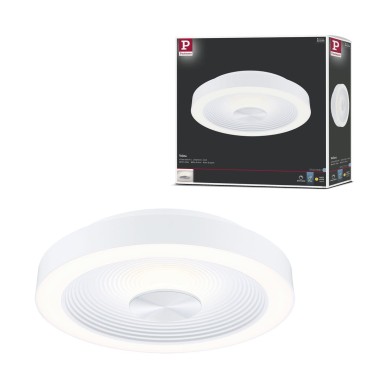 Plafonnier Salle de Bain Volea 3,5 & 13W Blanc, Argent Paulmann 71177