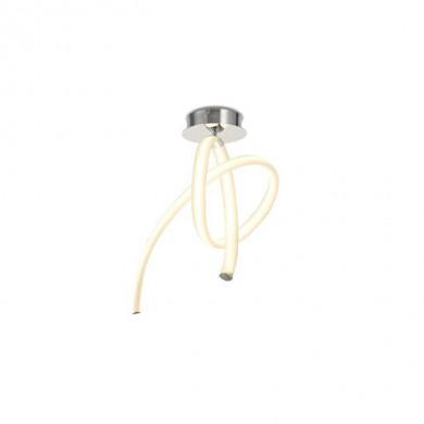 Plafonnier ARMONIA WHITE Blanc Chromé 40W H55 MANTRA 6724