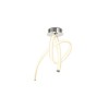 Plafonnier ARMONIA WHITE Blanc Chromé 40W H55 MANTRA 6724