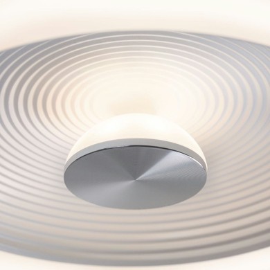 Plafonnier Salle de Bain Volea 4 & 18,5W Blanc, Argent Paulmann 71179