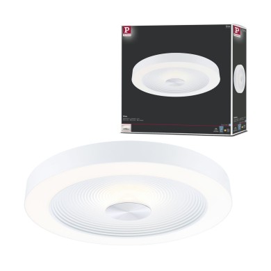 Plafonnier Salle de Bain Volea 4 & 18,5W Blanc, Argent Paulmann 71179