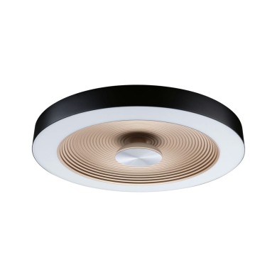 Plafonnier Salle de Bain Volea 4 & 18,5W Noir, Doré Paulmann 71180