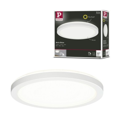 Plafonnier Salle de Bain Atria Shine 11,2W Blanc Rond 4000K Paulmann 71183