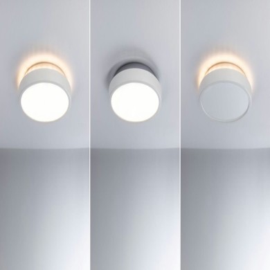 Plafonnier Atria Shine 19 & 2W Blanc 3000K Paulmann 71189