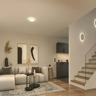 Plafonnier Atria Shine 19 & 2W Blanc 3000K Paulmann 71189