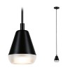 Suspension Salle de Bain Luia 10W MAX GU10 Satiné, Noir signal Paulmann 76990