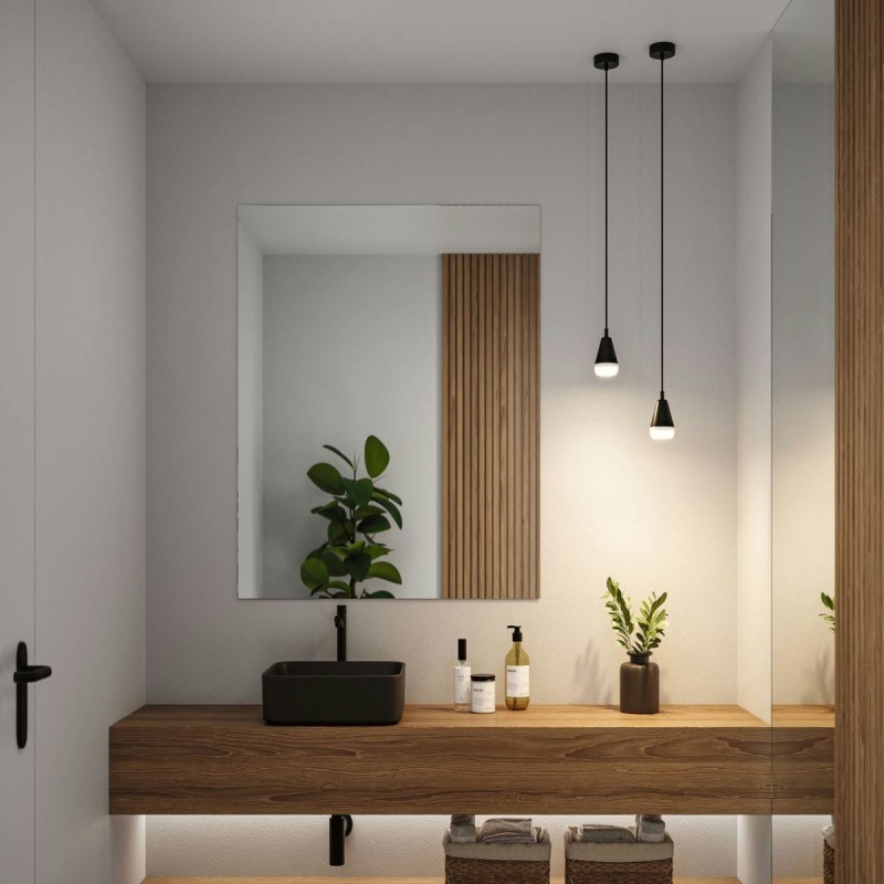 Suspension Salle de Bain Luia 10W MAX GU10 Satiné, Noir signal PAU_76990 76990 Suspension Salle de Bain Luia 10W MAX GU10 Satiné, Noir signal Paulmann 76990