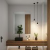 Suspension Salle de Bain Luia 10W MAX GU10 Satiné, Noir signal Paulmann 76990