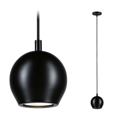 Suspension Salle de Bain Shima 10W MAX GU10 Noir signal Paulmann 76992