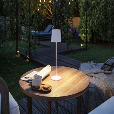 Lampe rechargeable Exterieur Gilo 2,8W Blanc dépoli Paulmann 76997