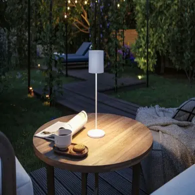 Lampe rechargeable Exterieur Tuni 2,8W Blanc dépoli Paulmann 76999