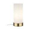 Lampe Pinja 20W MAX E14 Blanc, Laiton brossé Paulmann 77055