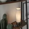 Lampe Pia 25W MAX E14 Blanc, Acier brossé Paulmann 77058