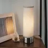 Lampe Pia 25W MAX E14 Blanc, Acier brossé Paulmann 77058