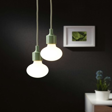 Suspension Neordic Ketil 60W MAX E27 Vert clair, Noir Paulmann 78428