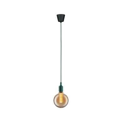 Suspension Neordic Ketil 60W MAX E27 Vert, Noir Paulmann 78429