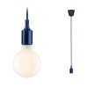 Suspension Neordic Ketil 60W MAX E27 Bleu nuit, Noir Paulmann 78430