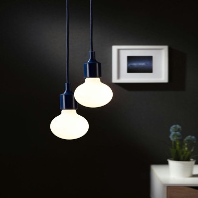 Suspension Neordic Ketil 60W MAX E27 Bleu nuit, Noir Paulmann 78430