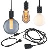 Suspension Neordic Tilla 20W MAX E27 Noir Paulmann 78436