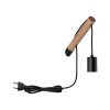 Applique Kian 40W MAX E27 Bois, Noir Paulmann 78914