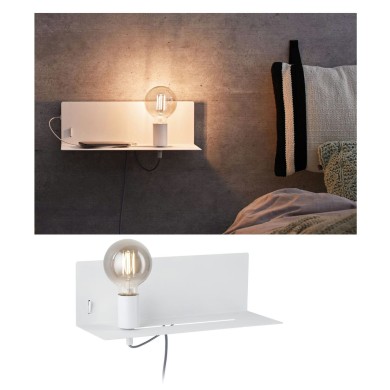 Applique Devara 40W MAX E27 Blanc Paulmann 78915