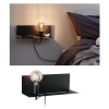 Applique Devara 40W MAX E27 Noir Paulmann 78920