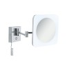 Miroir Salle de Bain Jora 3,3W Chrome, Blanc, Miroir Paulmann 78933