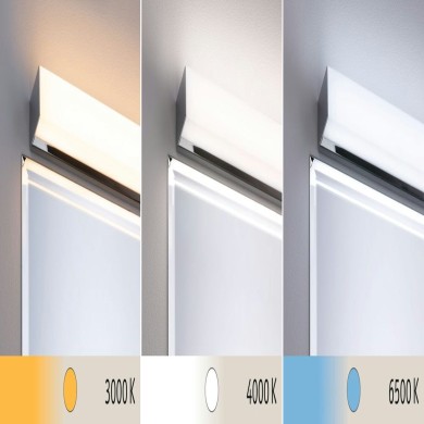 Éclairage de miroir Salle de Bain Tova 8,7W Chrome, Blanc Paulmann 78945