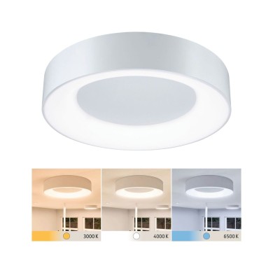 Plafonnier Salle de Bain Casca 23W Blanc Paulmann 78947