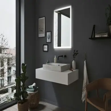 Miroir Salle de Bain Mirra 22W Miroir, Blanc 2700 - 6500K Paulmann 78951