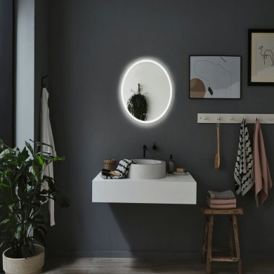 Miroir Salle de Bain Mirra 21W Miroir, Blanc Paulmann 78952