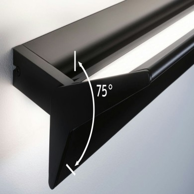 Applique Stine 13 & 4W Noir mat Paulmann 79509