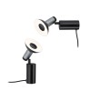 Lampe Neordic Runa 20W MAX GU10 Noir, Anthracite Paulmann 79521
