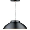 Suspension Neordic Roald 20W MAX E27 Noir mat, Cuivre Dépoli Paulmann 79609