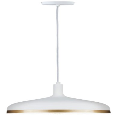 Suspension Neordic Embla 20W MAX E27 Blanc dépoli, Doré Paulmann 79628