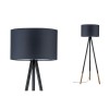 Lampadaire Neordic Rurik 20W MAX E27 Gris, Bois Paulmann 79633