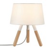 Lampe Neordic Berit 20W MAX E27 Blanc, Bois Paulmann 79646
