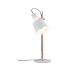 Lampe Neordic Haldar 20W MAX E14 Blanc, Cuivre Dépoli Paulmann 79658